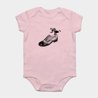 Boy in Big Shoe Baby Bodysuit